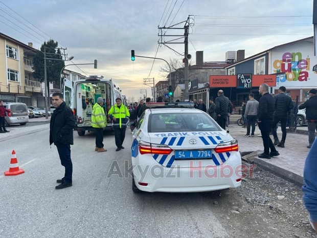 Ada Caddesinde kaza 2 yaralı
