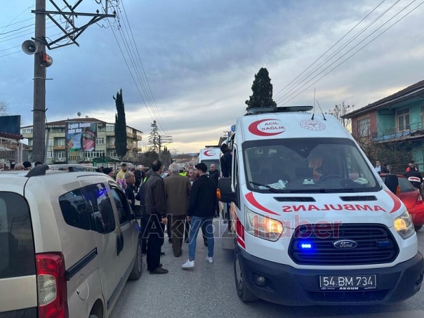 Ada Caddesinde kaza 2 yaralı
