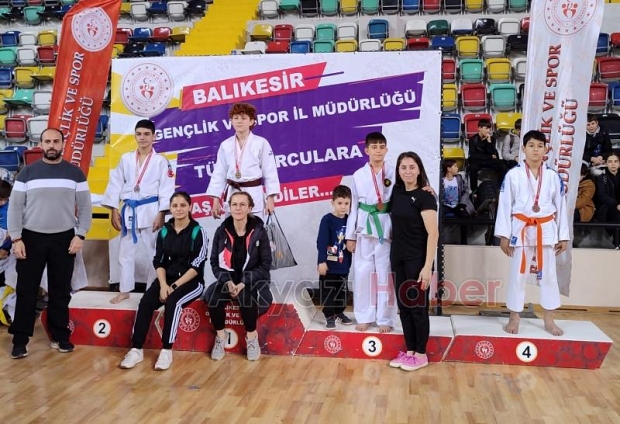 Balıkesirden 6 madalya ile döndüler