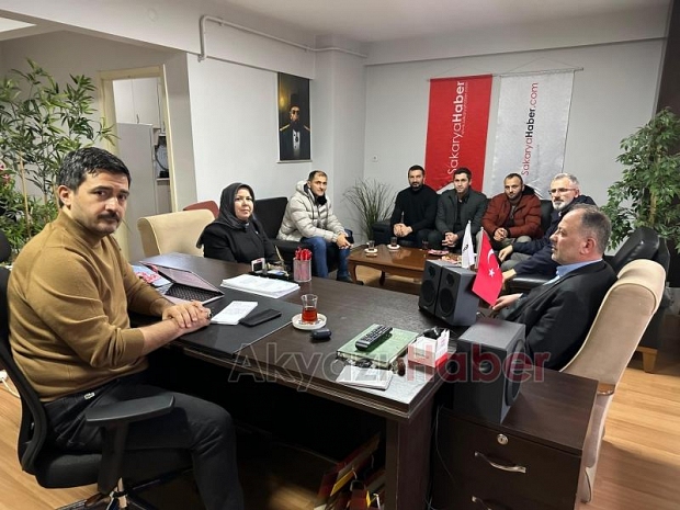 AK Parti İlçe Teşkilatından Çalışan Gazeteciler Günü ziyareti