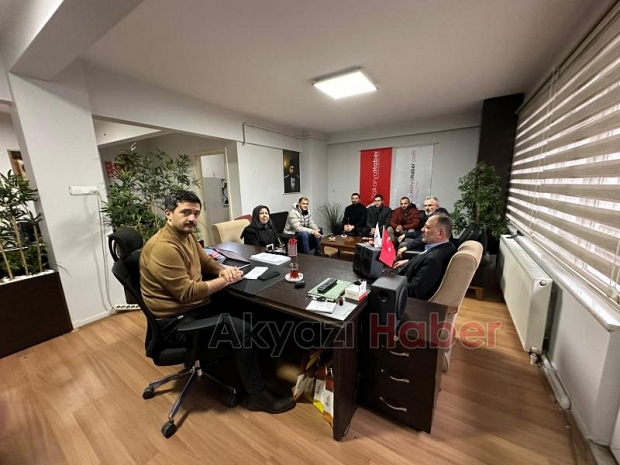 AK Parti İlçe Teşkilatından Çalışan Gazeteciler Günü ziyareti