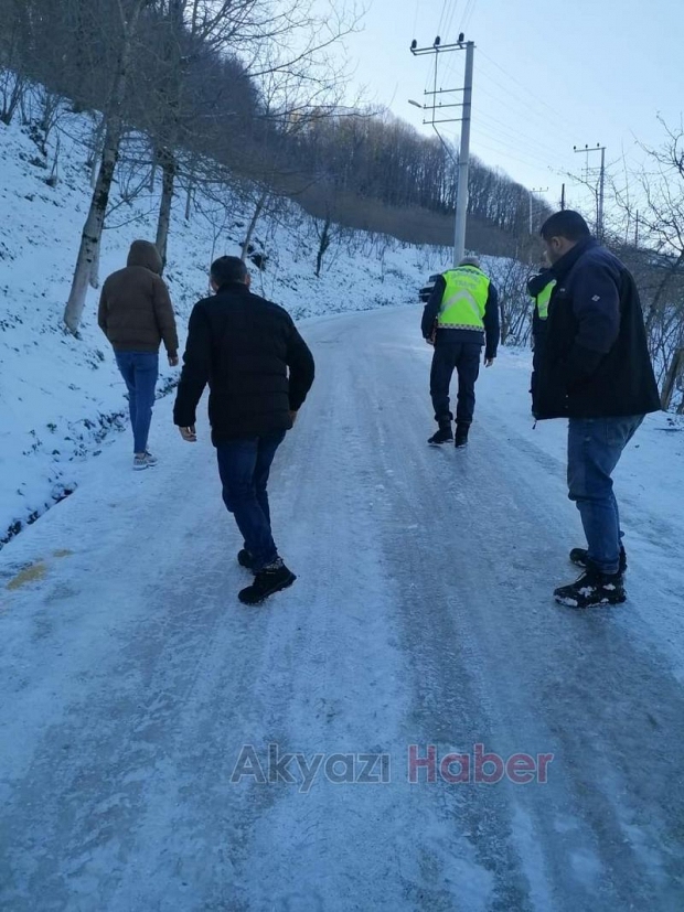 Boztepe yolunda fındıklığa uçtu