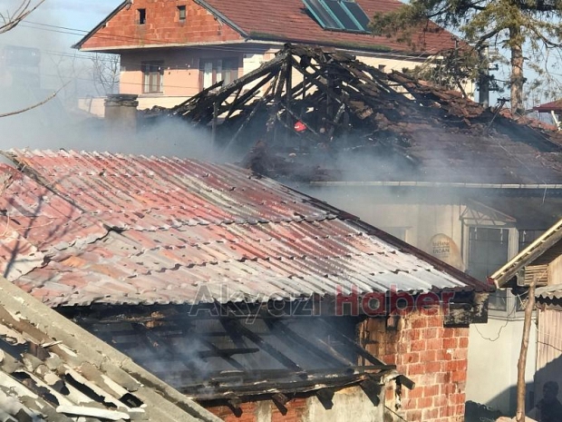 Konuralp mahallesinde yangın