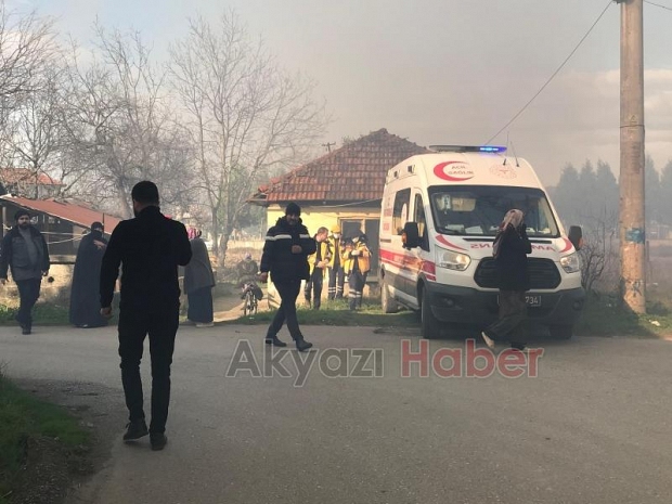 Konuralp mahallesinde yangın