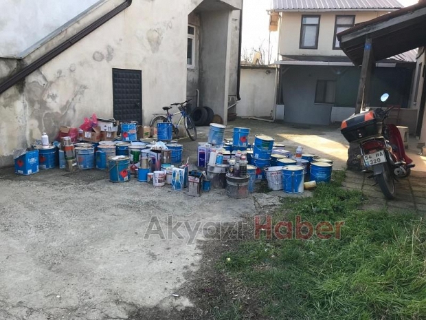 Konuralp mahallesinde yangın