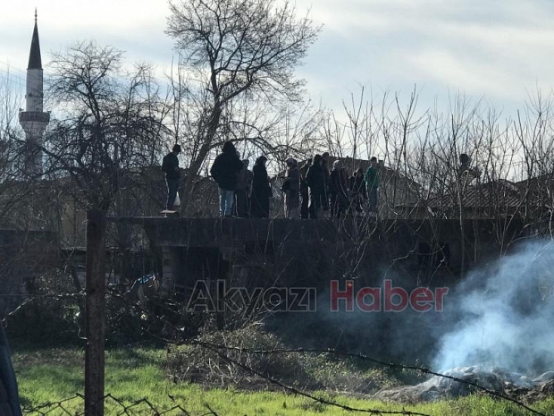 Konuralp mahallesinde yangın