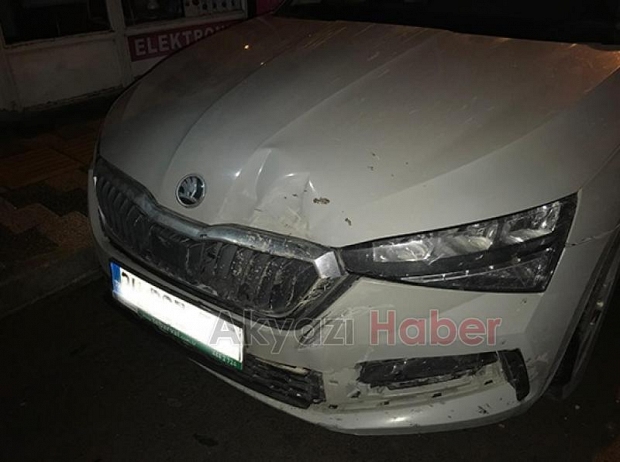 Caddeyi birbirine katıp kaçtı