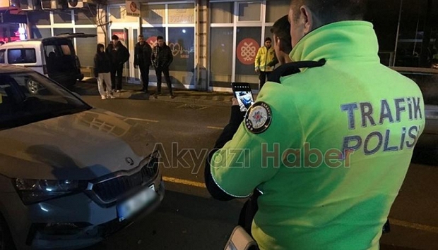 Caddeyi birbirine katıp kaçtı