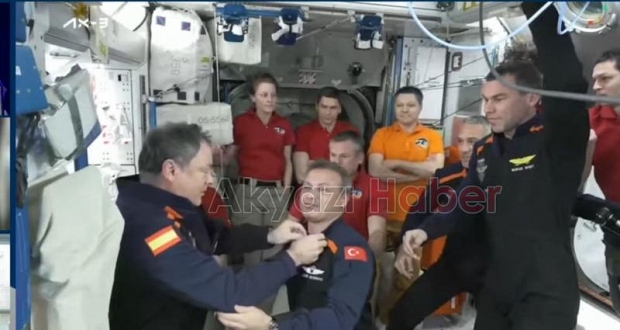 Türkiye’nin ilk astronotu Alper Gezeravcı, ISS’de