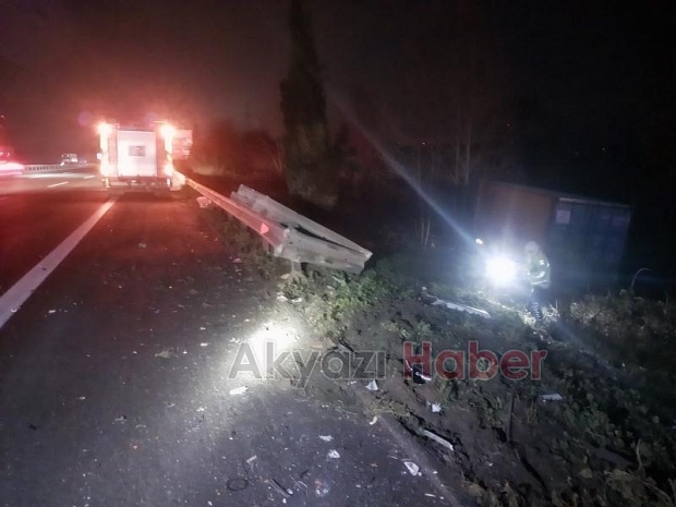 Otobanda kaza 1 yaralı