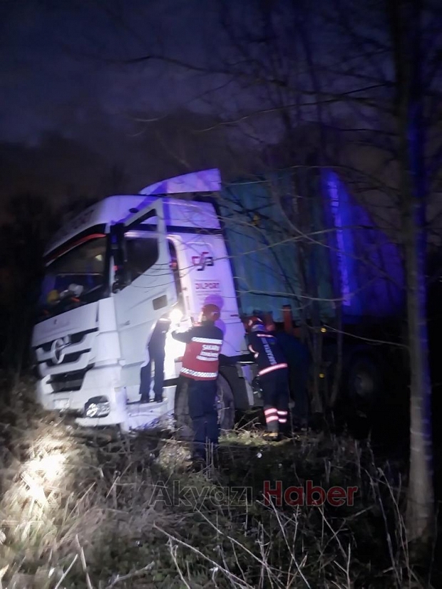 Otobanda kaza 1 yaralı