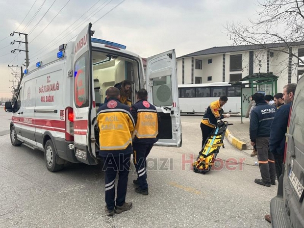 Şehit Furkan Çelik Caddesi’nde kaza 3 yaralı 
