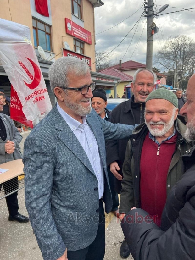 Akyazı Belediye Başkan Adayı Hasan Akcan Yeni bir anlayışla geliyoruz