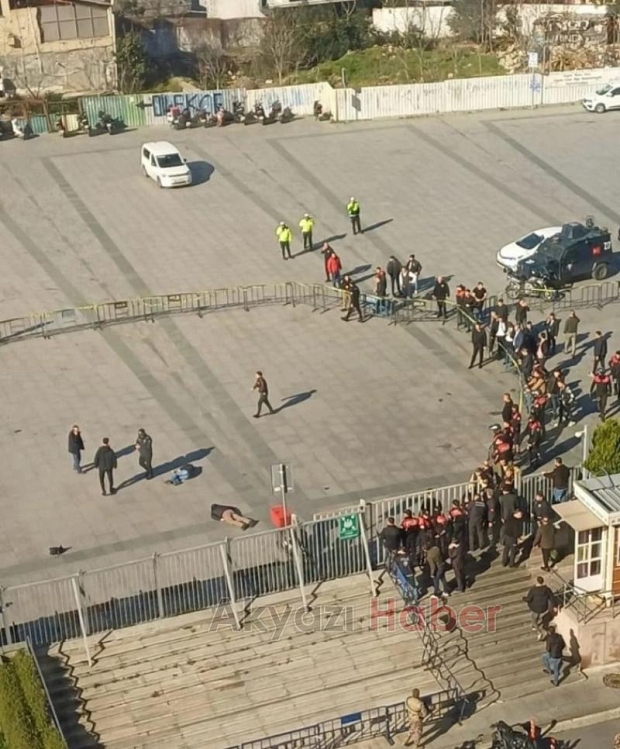Çağlayan Adliyesi önünde hareketli anlar! Silah sesleri yükseldi...