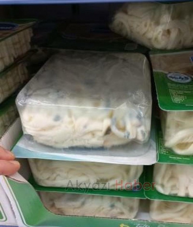 Zincir marketteki o peynirlere el kondu