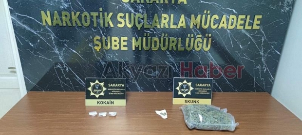 Sakarya'ya uyuşturucu getiriyorlardı yakalandılar