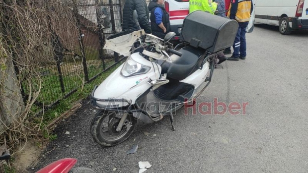 Yunus emre mahallesinde kaza 1 yaralı 