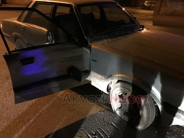 Pazarköy Caddesinde Korkutan Kaza 2 Yaralı