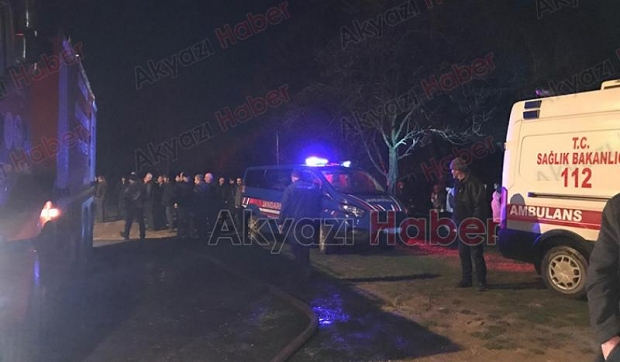 İki katlı ev alevlere teslim oldu