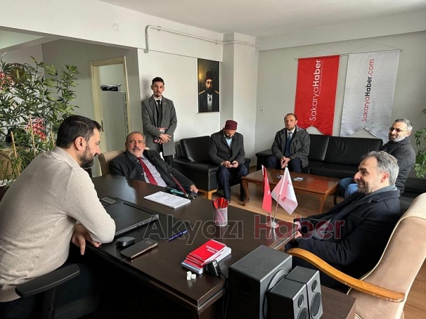 Saadet Partisi'nden Akyazı Haber'e ziyaret