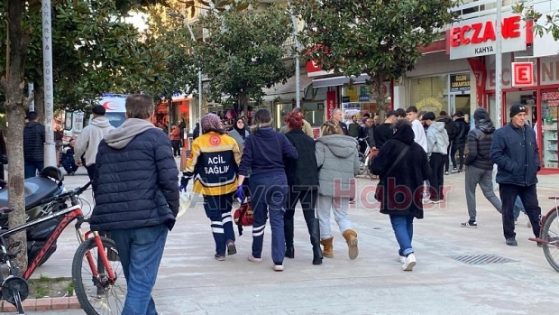 Çarşı İçerisinde Kavga Polis Müdahale etti.
