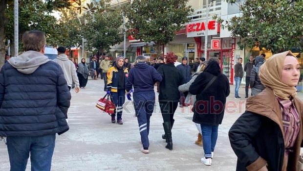 Çarşı İçerisinde Kavga Polis Müdahale etti.