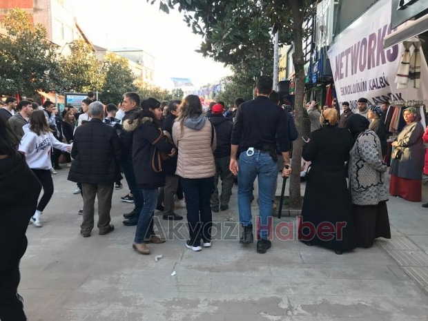 Çarşı İçerisinde Kavga Polis Müdahale etti.