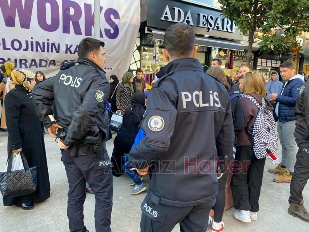 Çarşı İçerisinde Kavga Polis Müdahale etti.