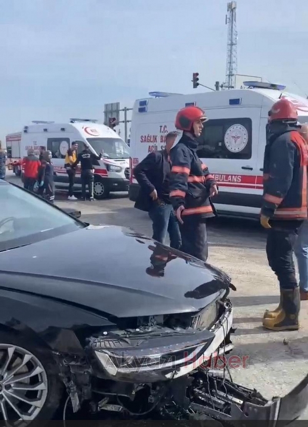 Ali İnci ve 4 kişi yaralanmıştı, kazanın hemen sonrasında bu görüntü çekildi