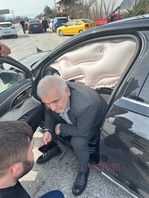 Ali İnci ve 4 kişi yaralanmıştı, kazanın hemen sonrasında bu görüntü çekildi