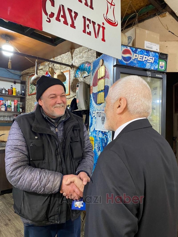 Millet Partisi Akyazı Belediye Başkan Adayı Hasan Yazıcı'ya Yoğun İlgi
