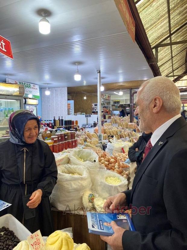 Millet Partisi Akyazı Belediye Başkan Adayı Hasan Yazıcı'ya Yoğun İlgi
