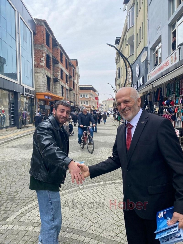Millet Partisi Akyazı Belediye Başkan Adayı Hasan Yazıcı'ya Yoğun İlgi