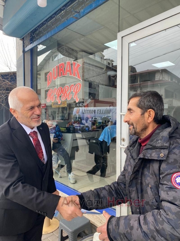 Millet Partisi Akyazı Belediye Başkan Adayı Hasan Yazıcı'ya Yoğun İlgi