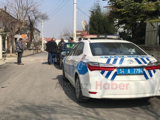 Yeni Mahalle'de Maddi Hasarlı Kaza 