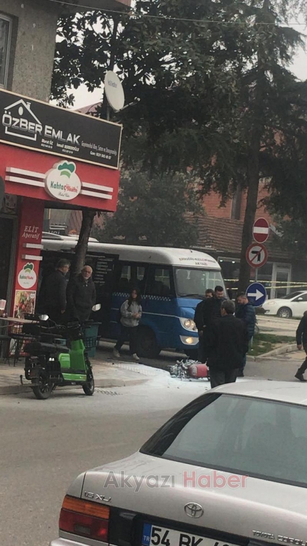Elektrikli bisiklet alev alev yandı