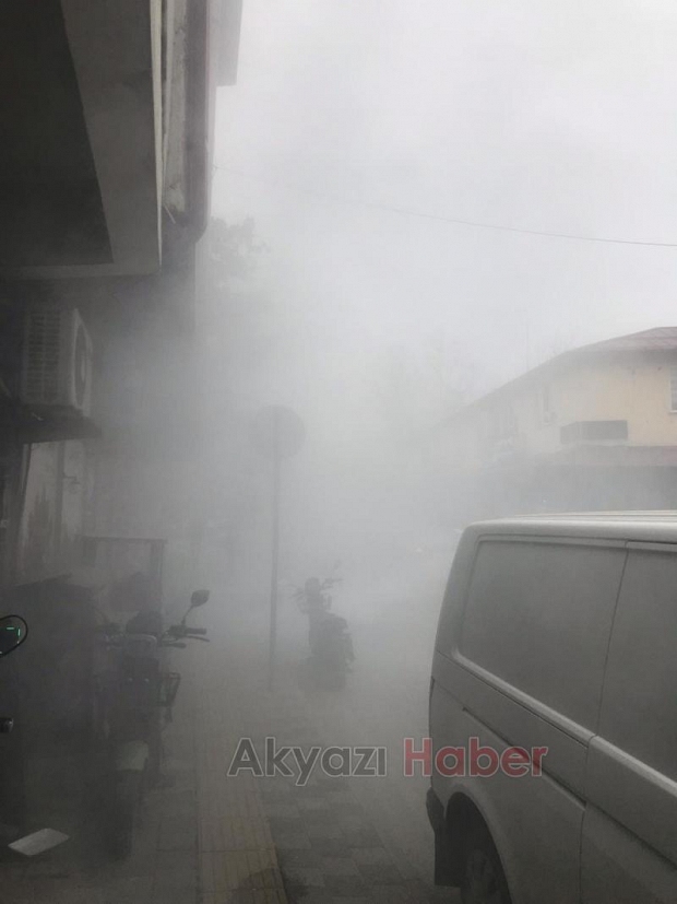 Elektrikli bisiklet alev alev yandı