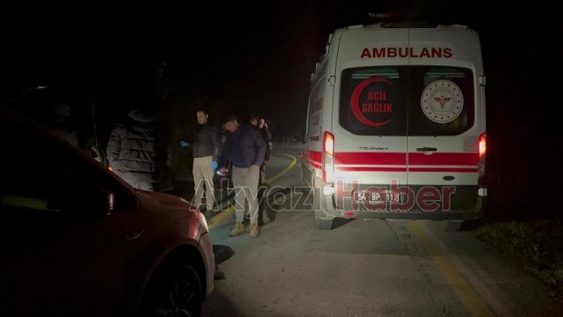 Akyazıda başlayan kovalamaca Hendekte kazayla noktalandı