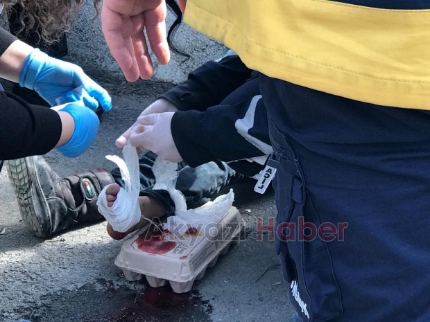 İnönü Mahallesi'nde Kaza Çocuk Yaralandı.
