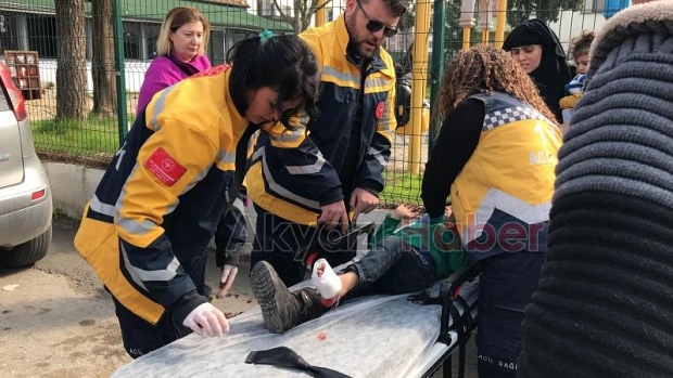 İnönü Mahallesi'nde Kaza Çocuk Yaralandı.