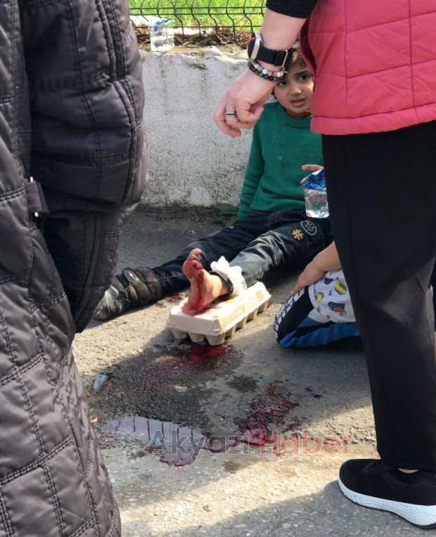 İnönü Mahallesi'nde Kaza Çocuk Yaralandı.