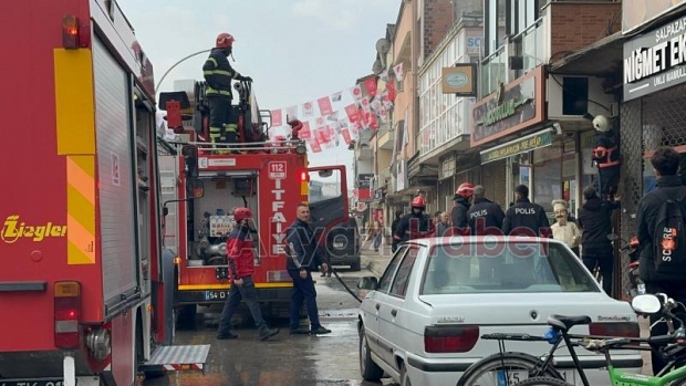 Hacıoğulları restoranda yangın bir ve ikinci katta hasar oluştu