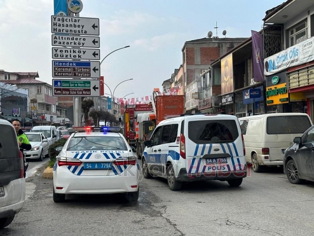 Hacıoğulları restoranda yangın bir ve ikinci katta hasar oluştu