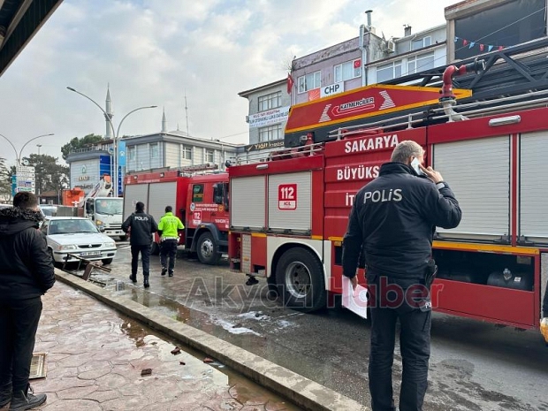 Hacıoğulları restoranda yangın bir ve ikinci katta hasar oluştu