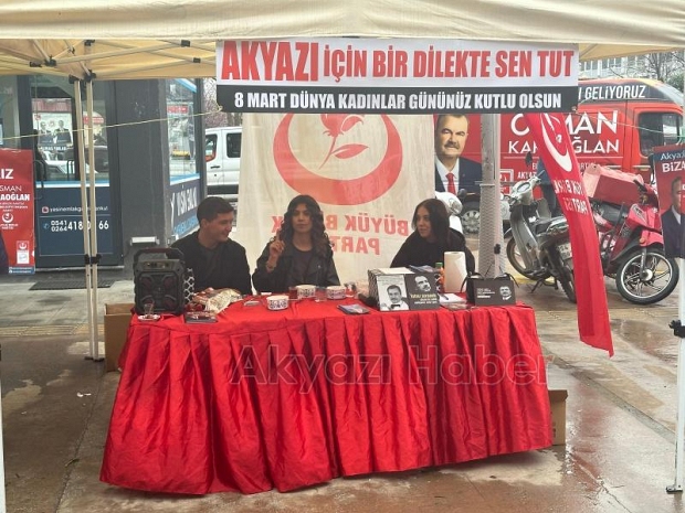 Büyük Birlik Partisi'nden Kadınlar Günü etkinliği