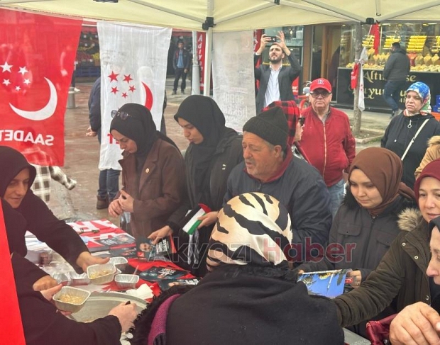 Saadet Partisi Başkan adayı Şeref Tan ve milletvekili vatandaşlarla buluştu