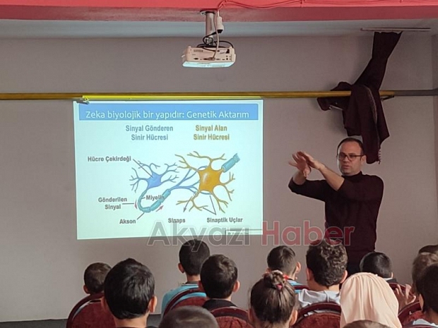 Doç. Dr. Feyzullah Şahin Akyazıda söyleşiye katıldı