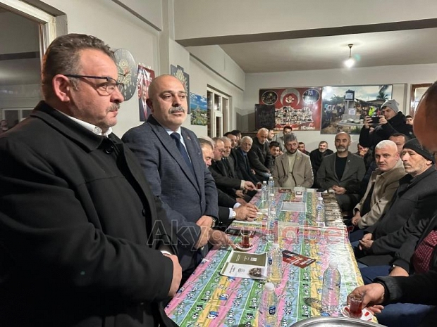 Osman Karaoğlan'dan Taşyatak'a 200 araçlık konvoyla seçim ziyareti