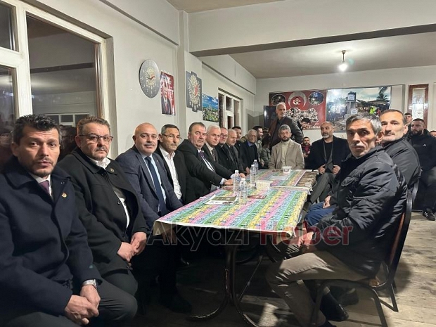 Osman Karaoğlan'dan Taşyatak'a 200 araçlık konvoyla seçim ziyareti
