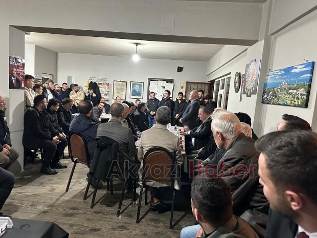 Osman Karaoğlan'dan Taşyatak'a 200 araçlık konvoyla seçim ziyareti